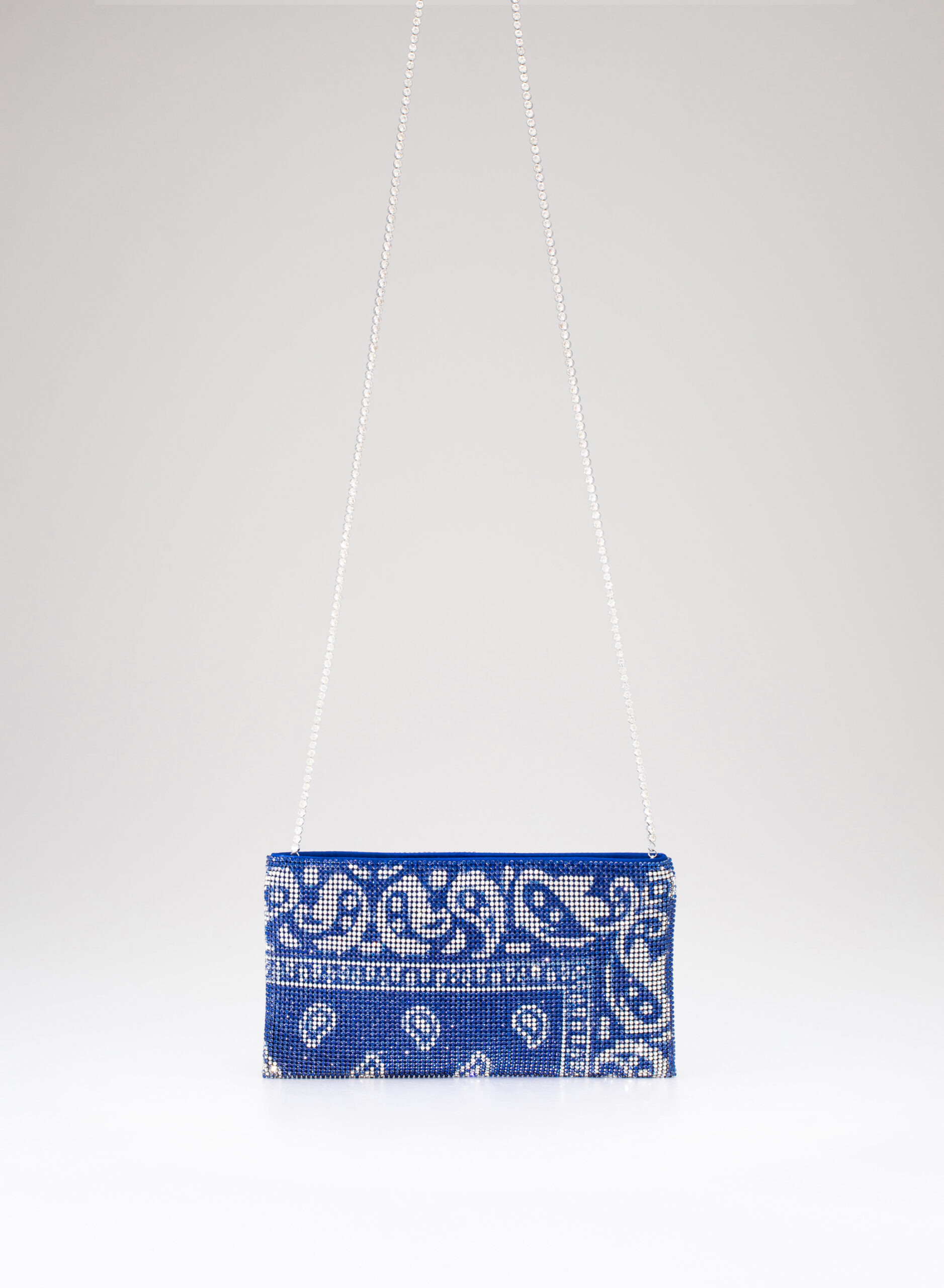 benedetta-bruzziches-your-best-friend-la-petite-borsa-a-mano-donna-blue-bandana image 2