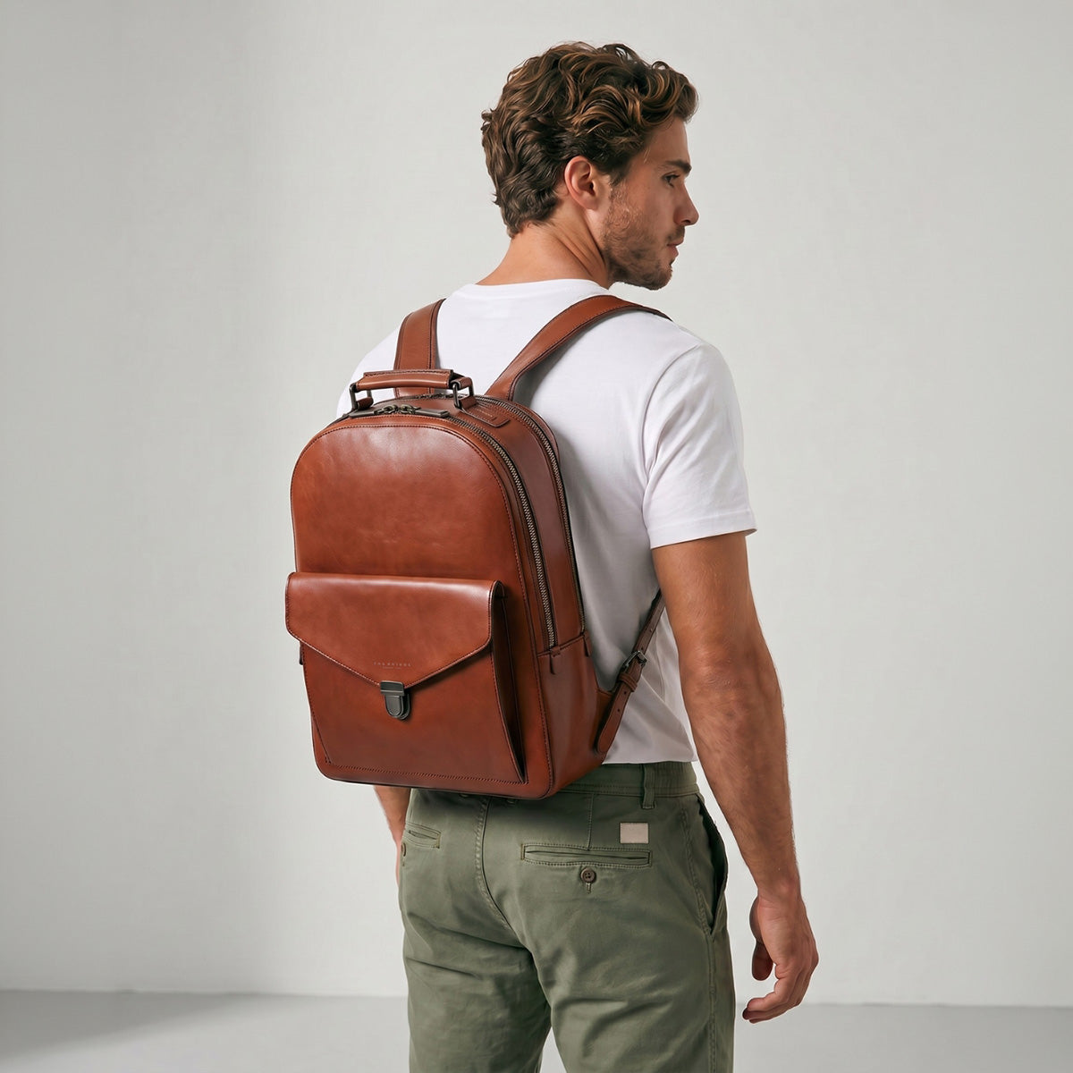 the-bridge-zaino-in-pelle-uomo-porta-pc-due-zip-marrone-rutenio-scuro image 6
