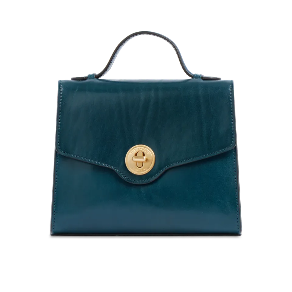 the-bridge-irene-borsa-in-pelle-donna-con-tracolla-removibile-pavone-oro image 1