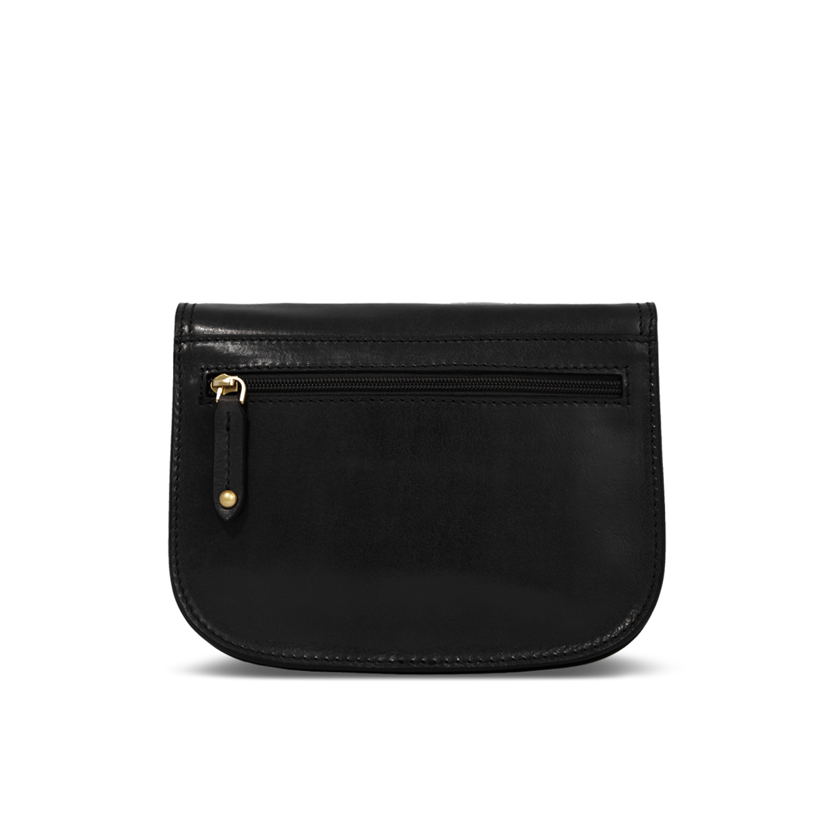 the-bridge-story-borsa-donna-in-pelle-a-tracolla-a-scomparti-nero-oro image 3