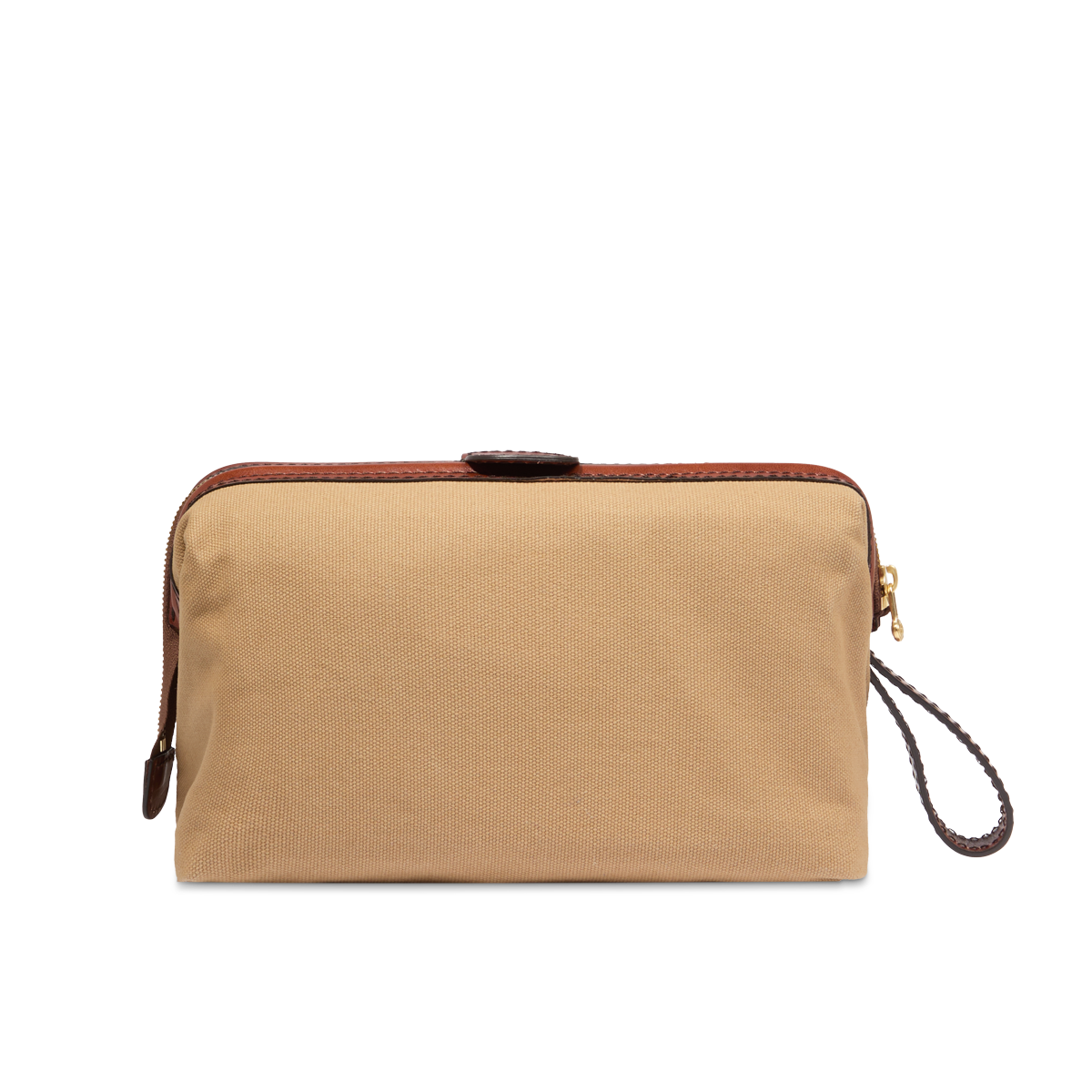 the-bridge-beauty-case-in-pelle-e-tessuto-naturale-marrone-oro image 3