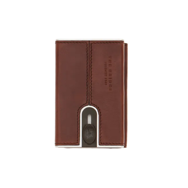 the-bridge-portacarte-in-pelle-a-scatto-con-protezione-rfid-marrone-uomo image 1