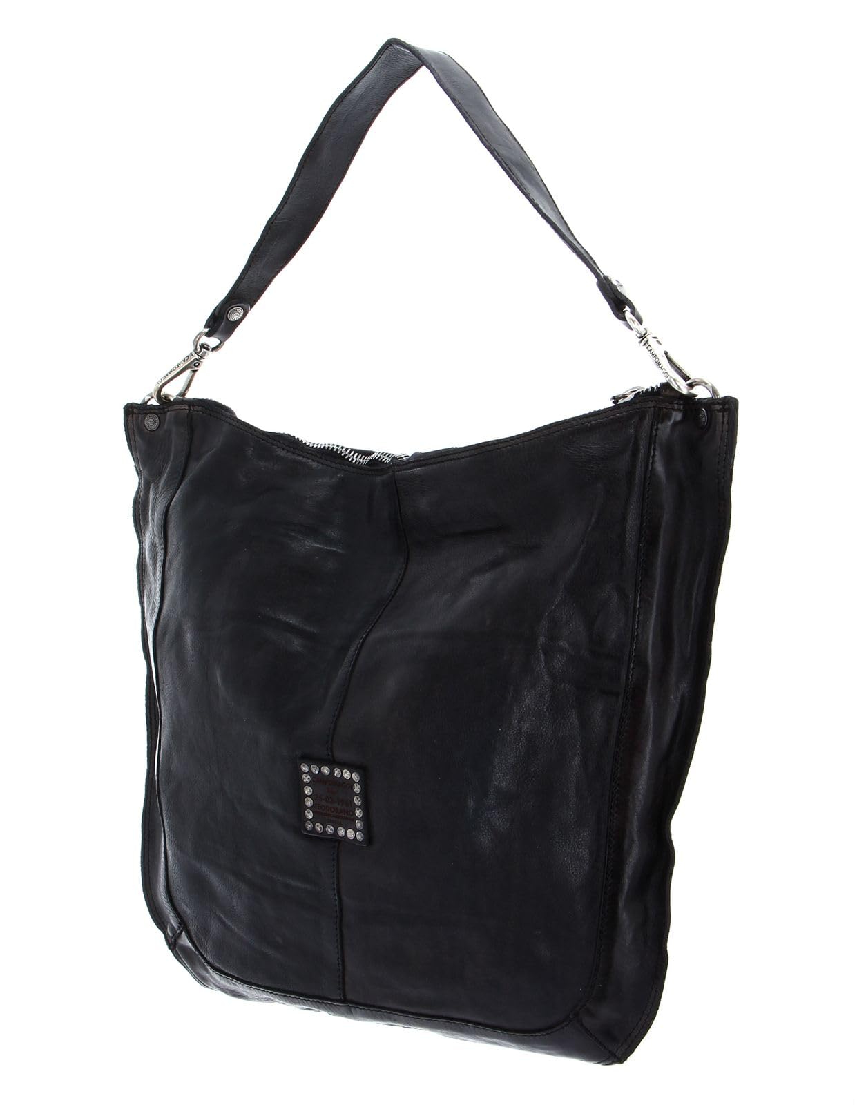 campomaggi-agnese-borsa-a-tracolla-in-pelle-grigio-antracite-2 image 5