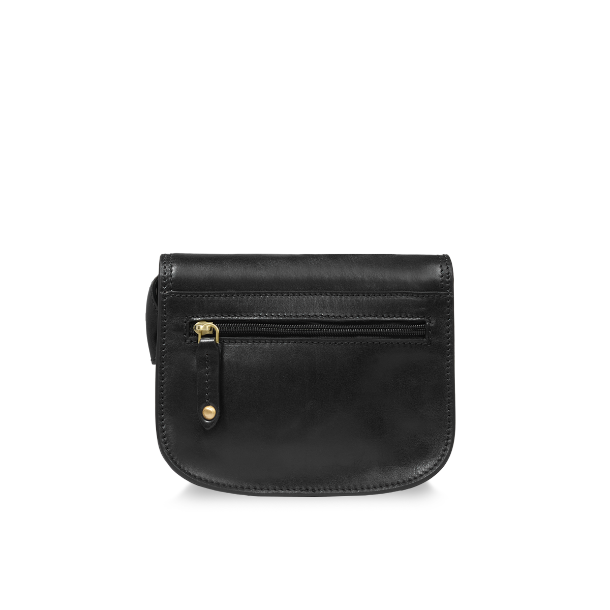 the-bridge-borsa-tracolla-pelle-a-scomparti-small-size-nero-oro-donna image 3