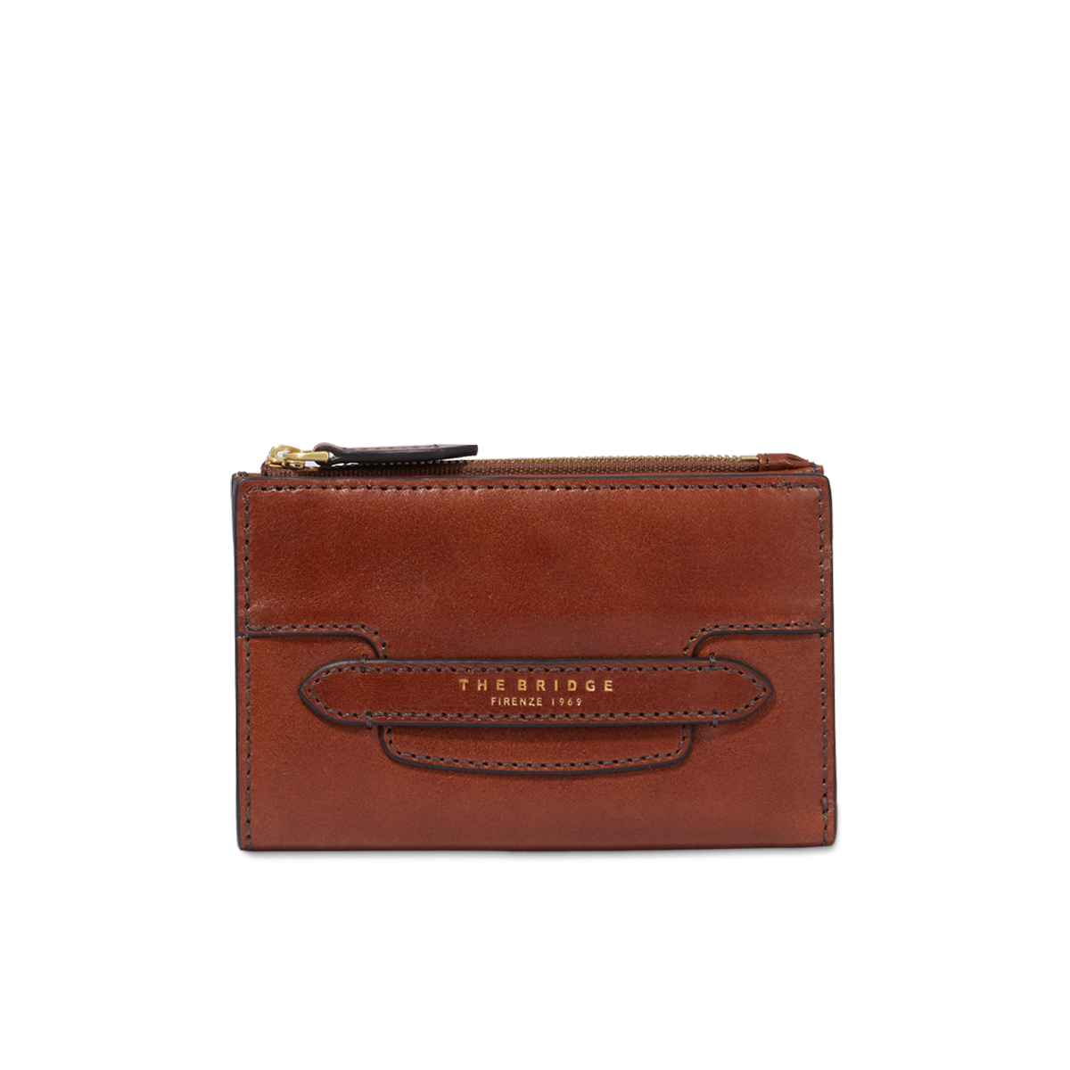 the-bridge-lucrezia-portafogli-donna-piccolo-in-pelle-brown-con-portamonete image 1