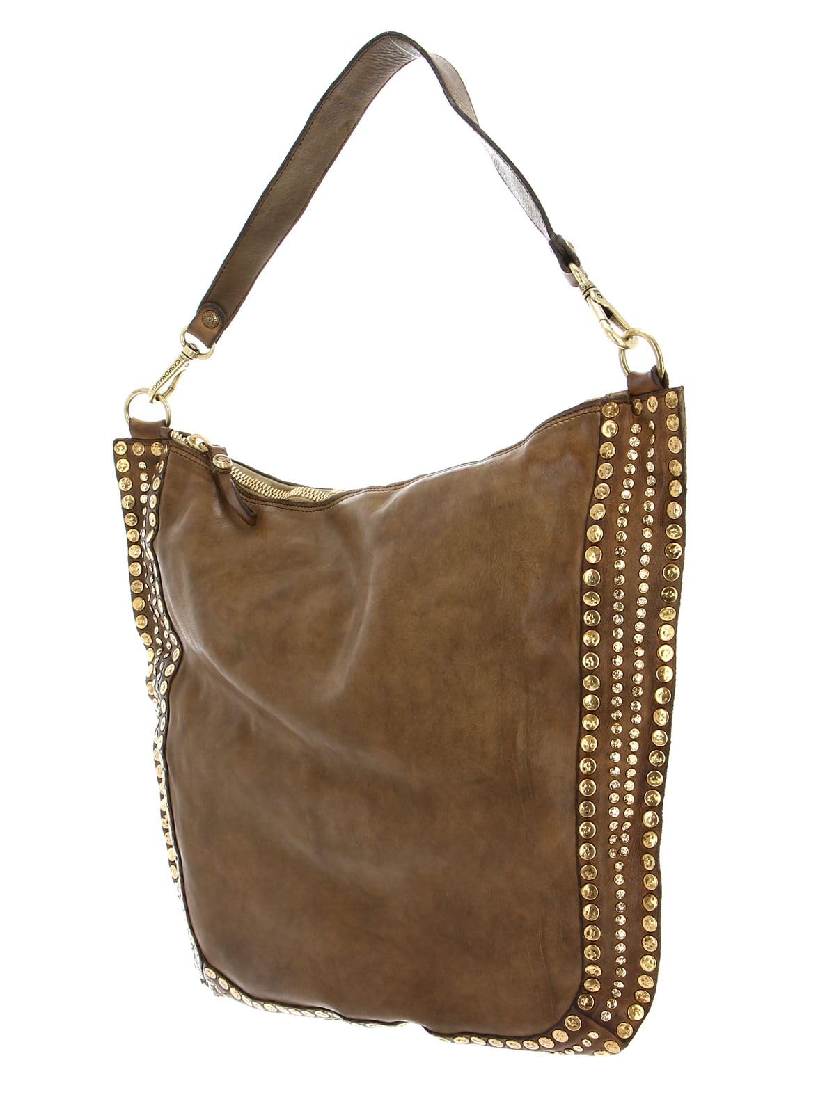 campomaggi-agnese-borsa-a-tracolla-in-pelle-verde-militare image 3