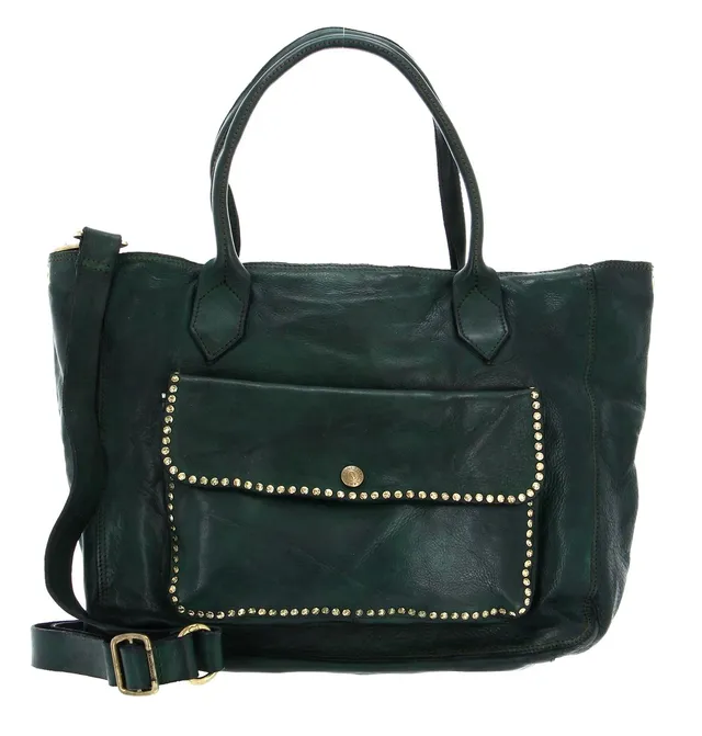 campomaggi-edera-shopping-bag-in-pelle-verde-bottiglia-scuro image 1