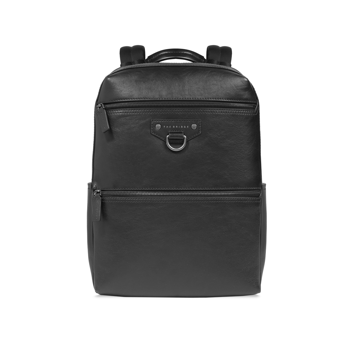 the-bridge-iacopo-zaino-uomo-in-pelle-nero-rutenio-a-una-zip image 1