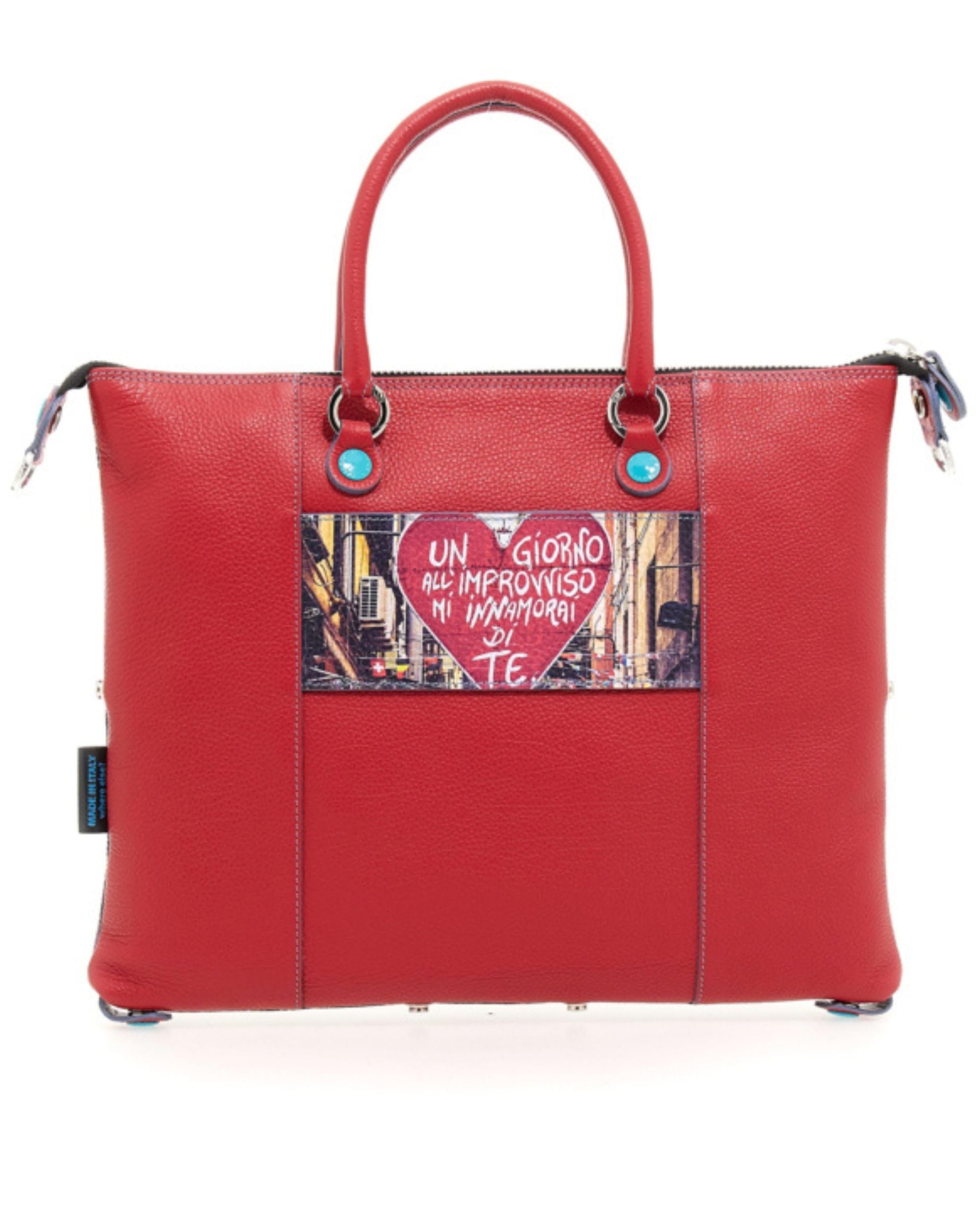 gabs-g3-plus-m-s0532-borsa-trasformabile-quartieri-spagnoli-pelle-ruga-rosso image 2
