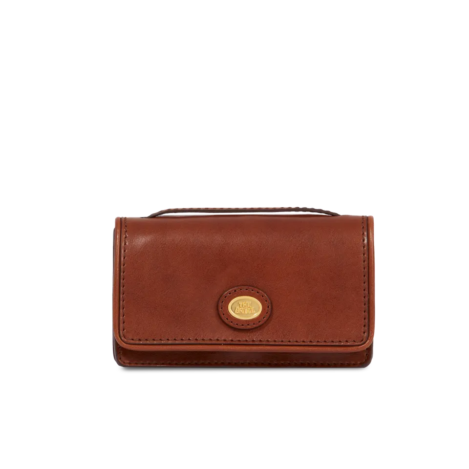 the-bridge-borsa-tracolla-pelle-donna-mini-size-marrone-oro image 1