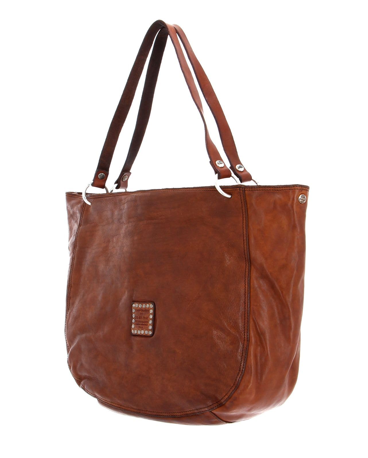 campomaggi-borsa-shopper-in-pelle-40-cm-cognac-con-tracolla image 5