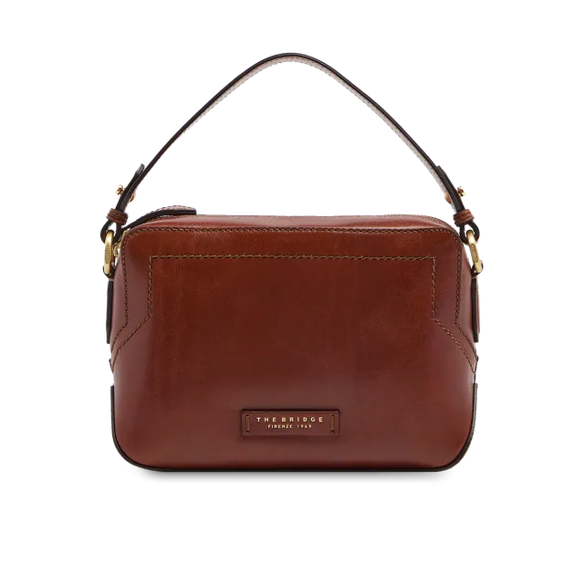 the-bridge-larissa-borsa-tracolla-donna-camera-case-in-pelle-marrone-con-zip image 1