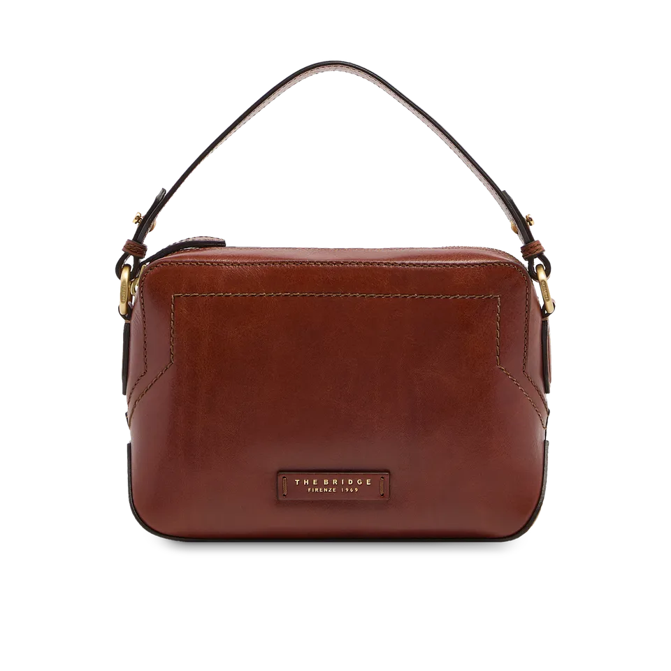 the-bridge-larissa-borsa-tracolla-donna-camera-case-in-pelle-marrone-con-zip image 1