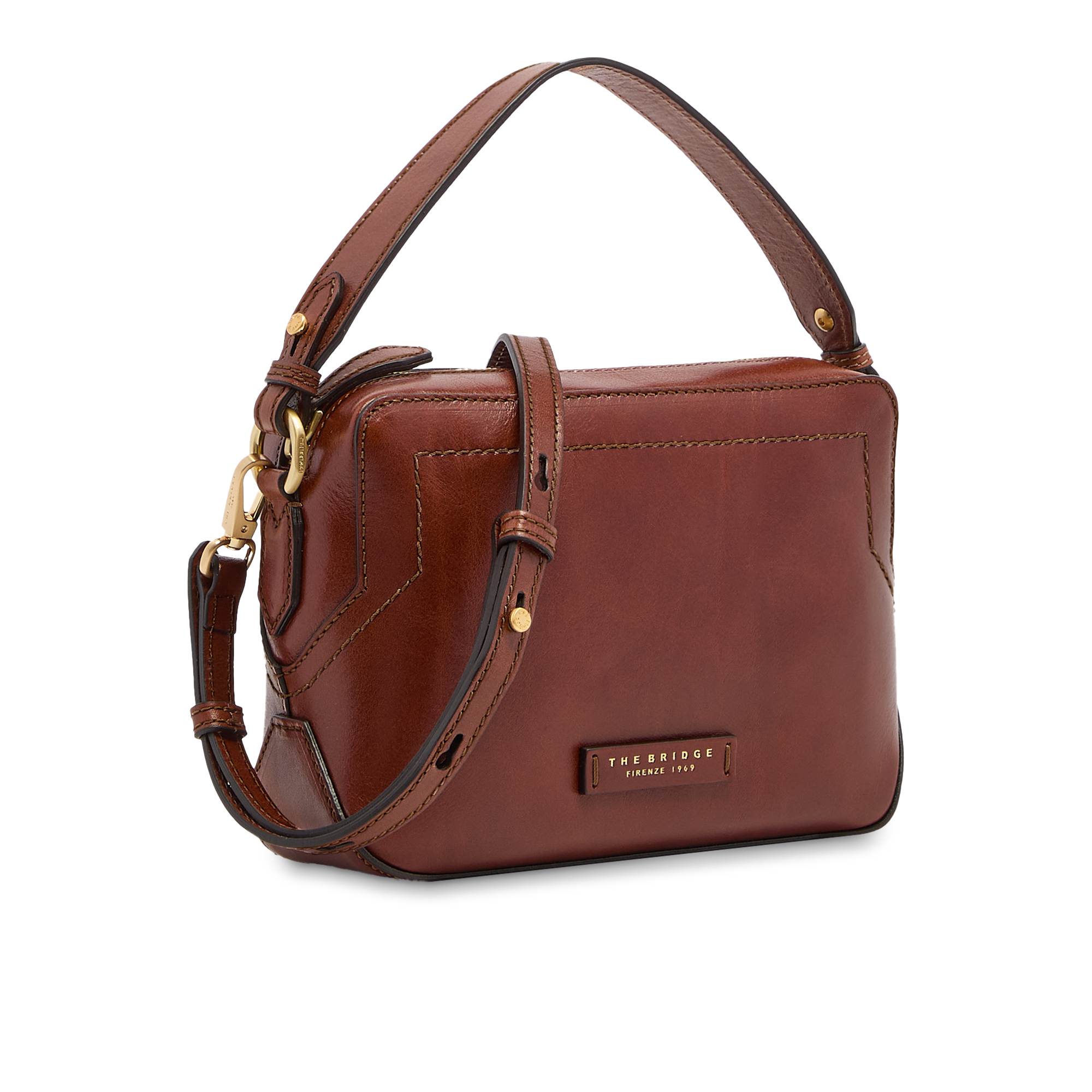 the-bridge-larissa-borsa-tracolla-donna-camera-case-in-pelle-marrone-con-zip image 2