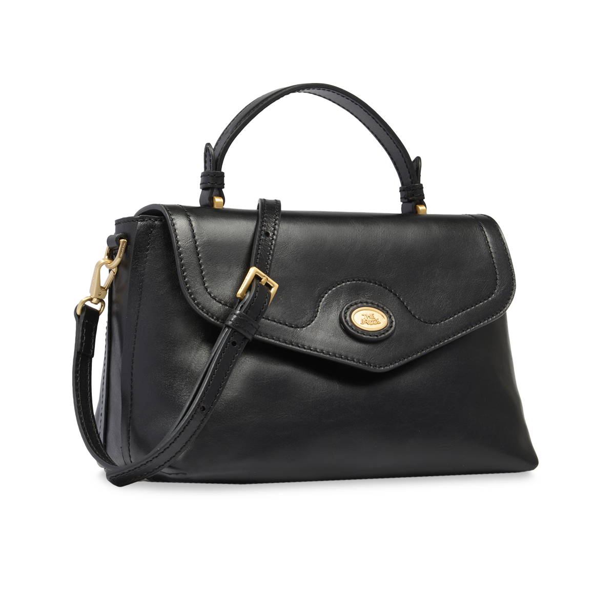 the-bridge-story-donna-borsa-a-mano-in-pelle-nera-con-tracolla image 2