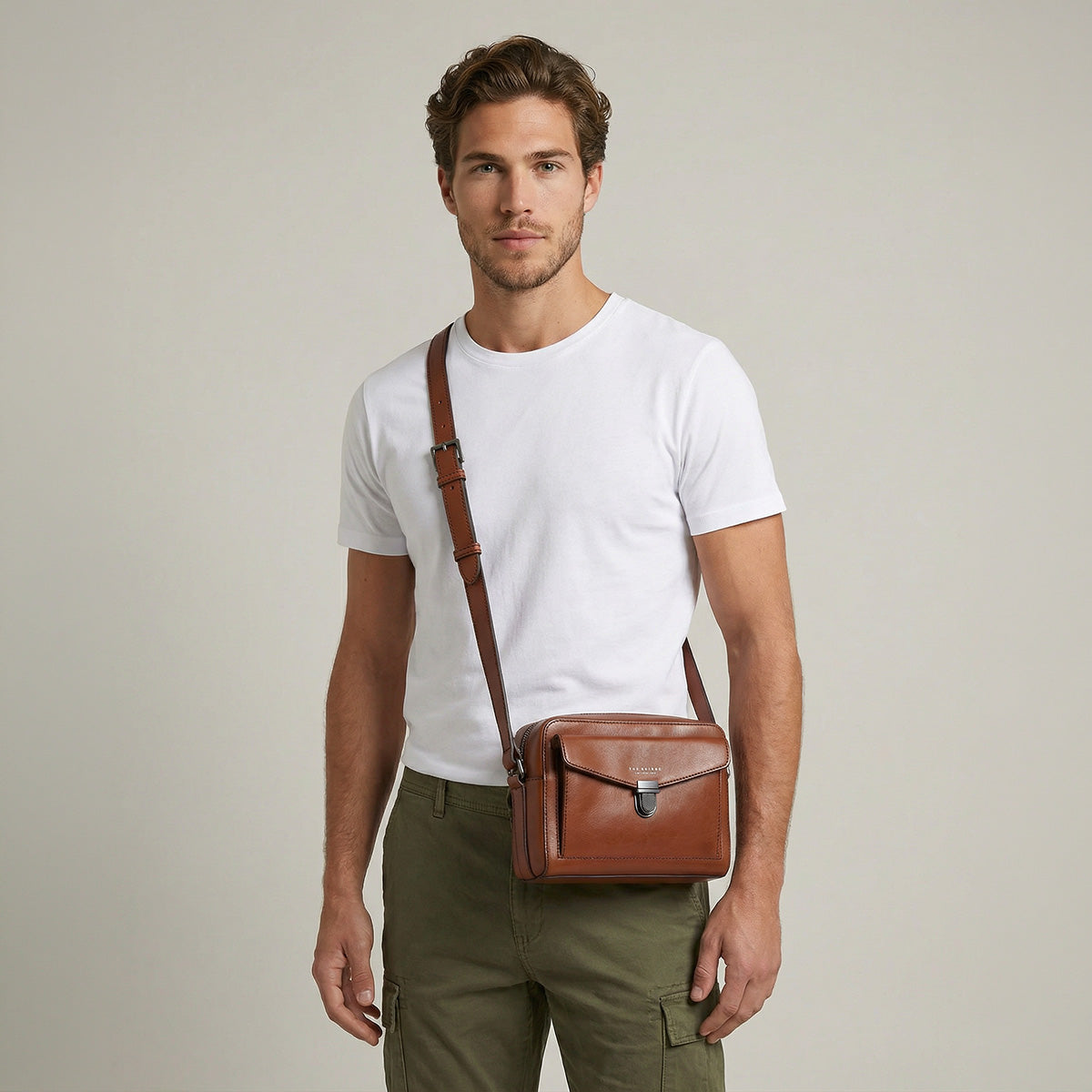 the-bridge-borsa-tracolla-uomo-in-pelle-marrone-con-zip image 6