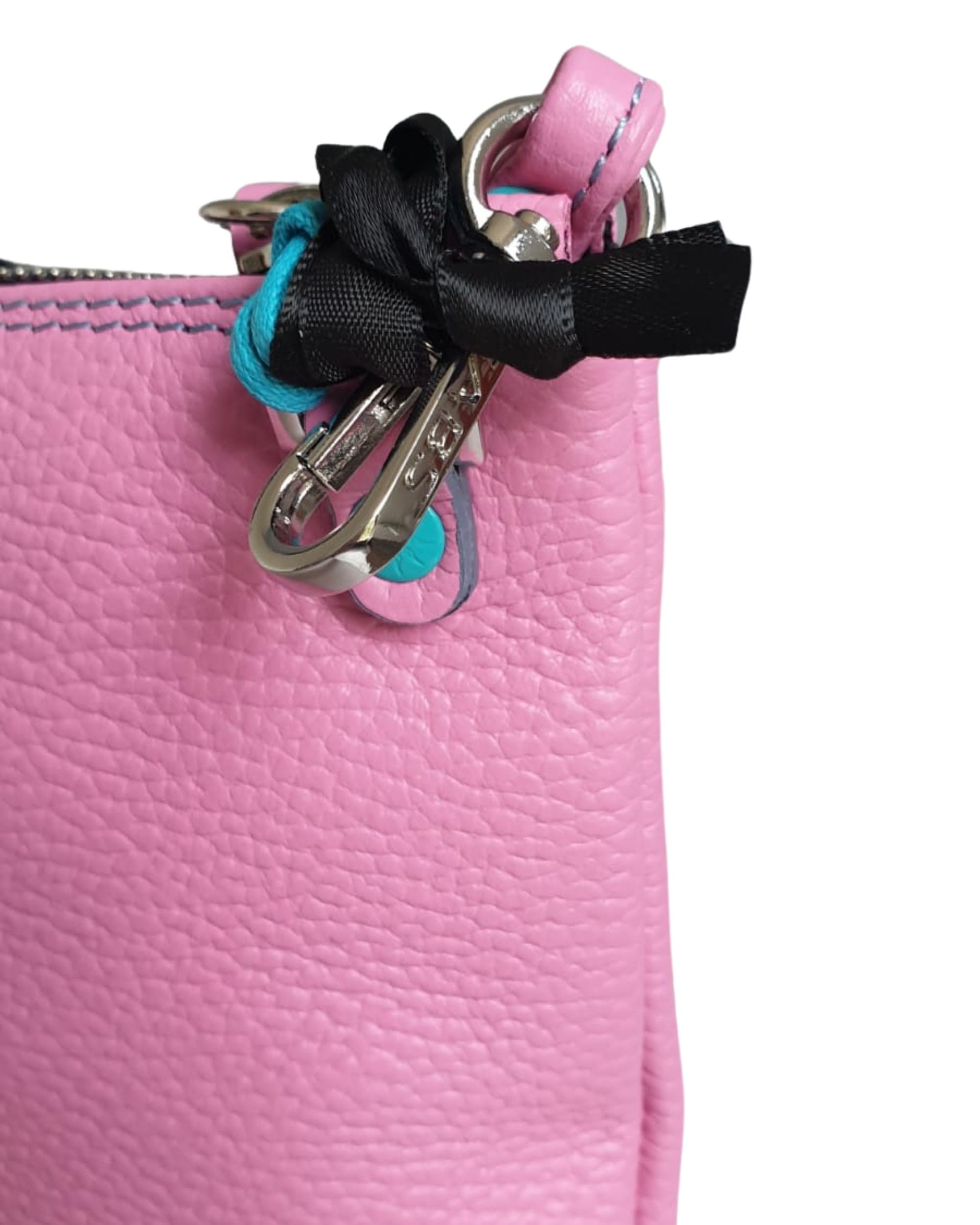 gabs-beyonc-logo-basic-taglia-m-pochette-in-pelle-rosa-flamingo image 7