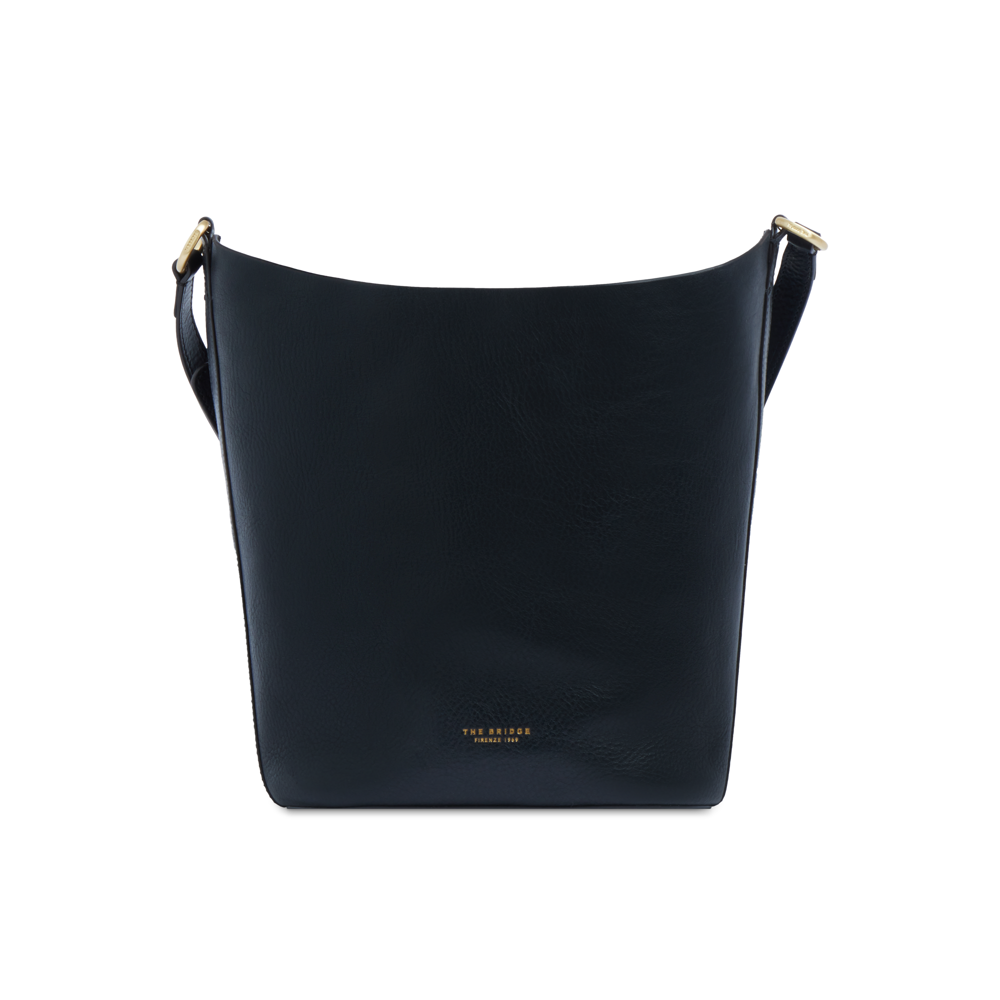 the-bridge-borsa-secchiello-in-pelle-morbida-nera-luce-soft-donna image 1