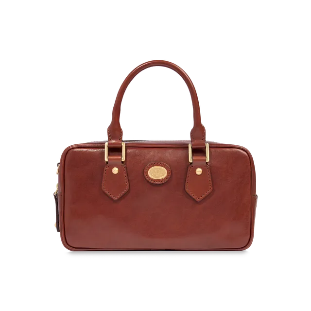 the-bridge-bauletto-in-pelle-story-donna-con-tracolla-removibile-marrone-oro image 1
