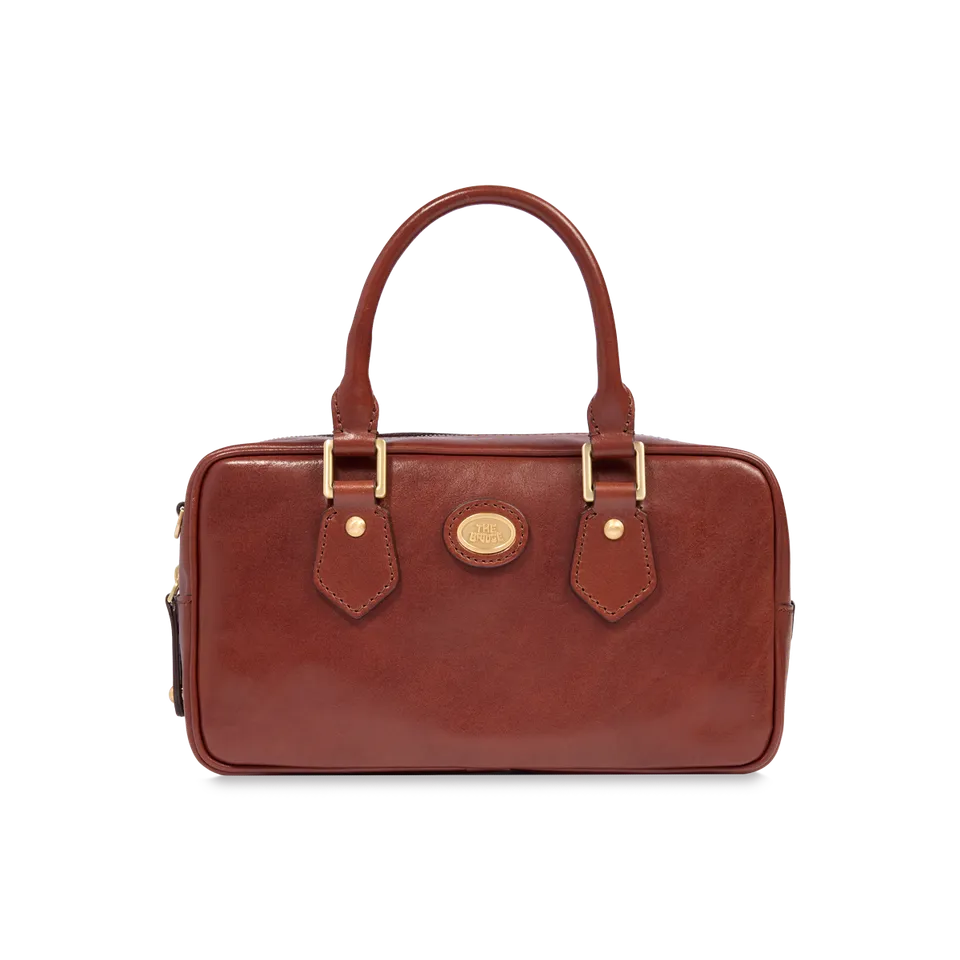 the-bridge-bauletto-in-pelle-story-donna-con-tracolla-removibile-marrone-oro image 1