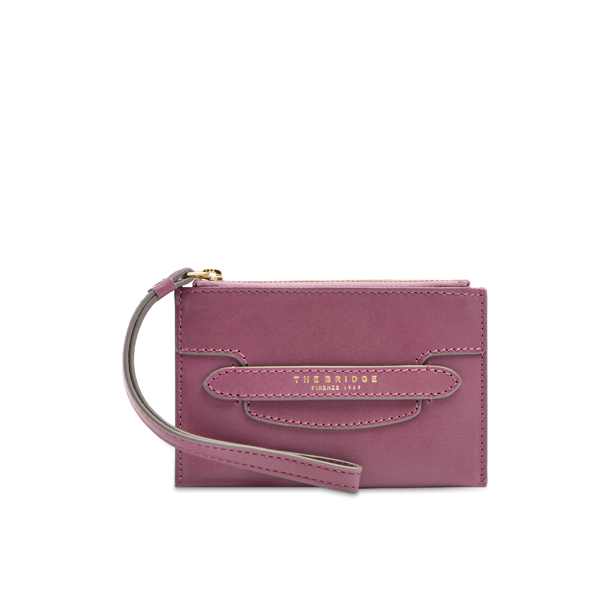 the-bridge-lucrezia-pochette-in-pelle-donna-orchidea-con-oro image 1