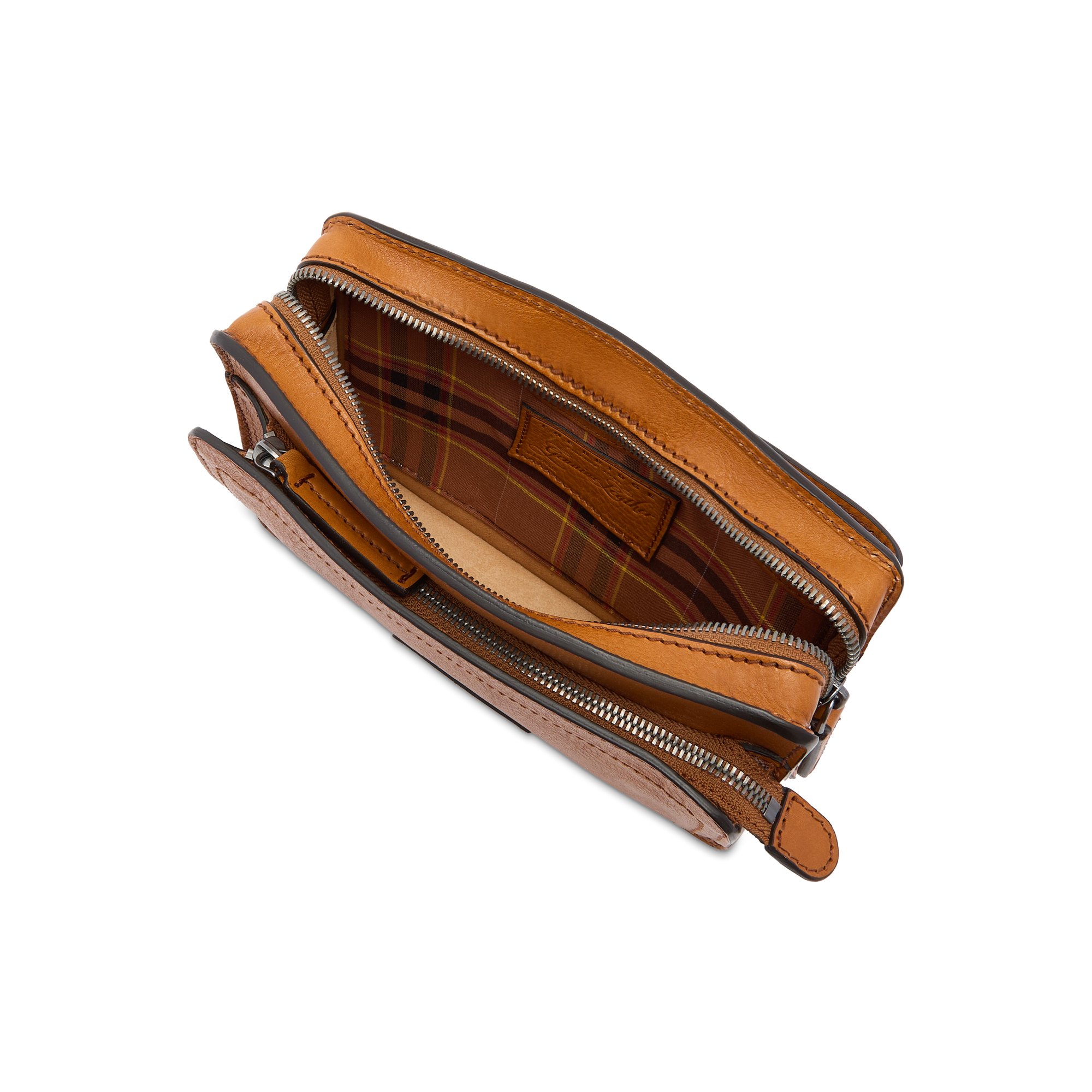 the-bridge-leone-pochette-in-pelle-uomo-cognac-rutenio-scuro image 4