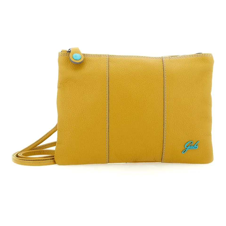 gabs-beyonce-s-pochette-tracolla-donna-in-pelle-bull-basic-miele image 1