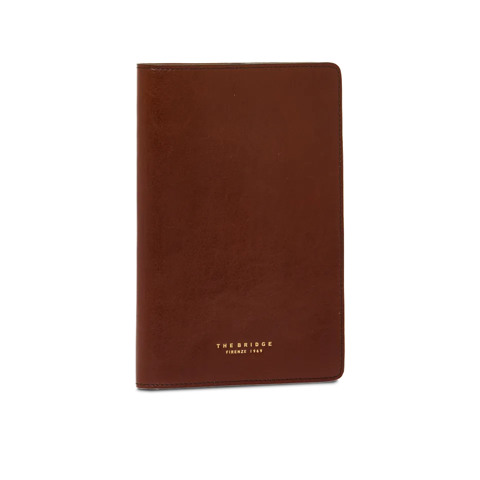 the-bridge-agenda-in-pelle-fw25-26-marrone-oro image 1