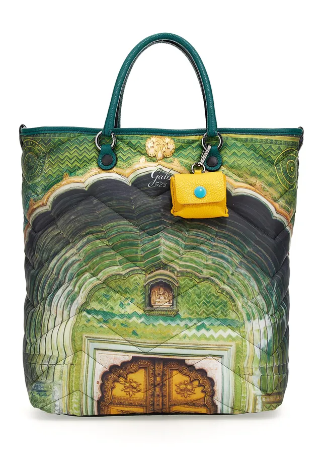 gabs-borsa-shopping-evelyn-taglia-l-523-verde-jaipur image 1