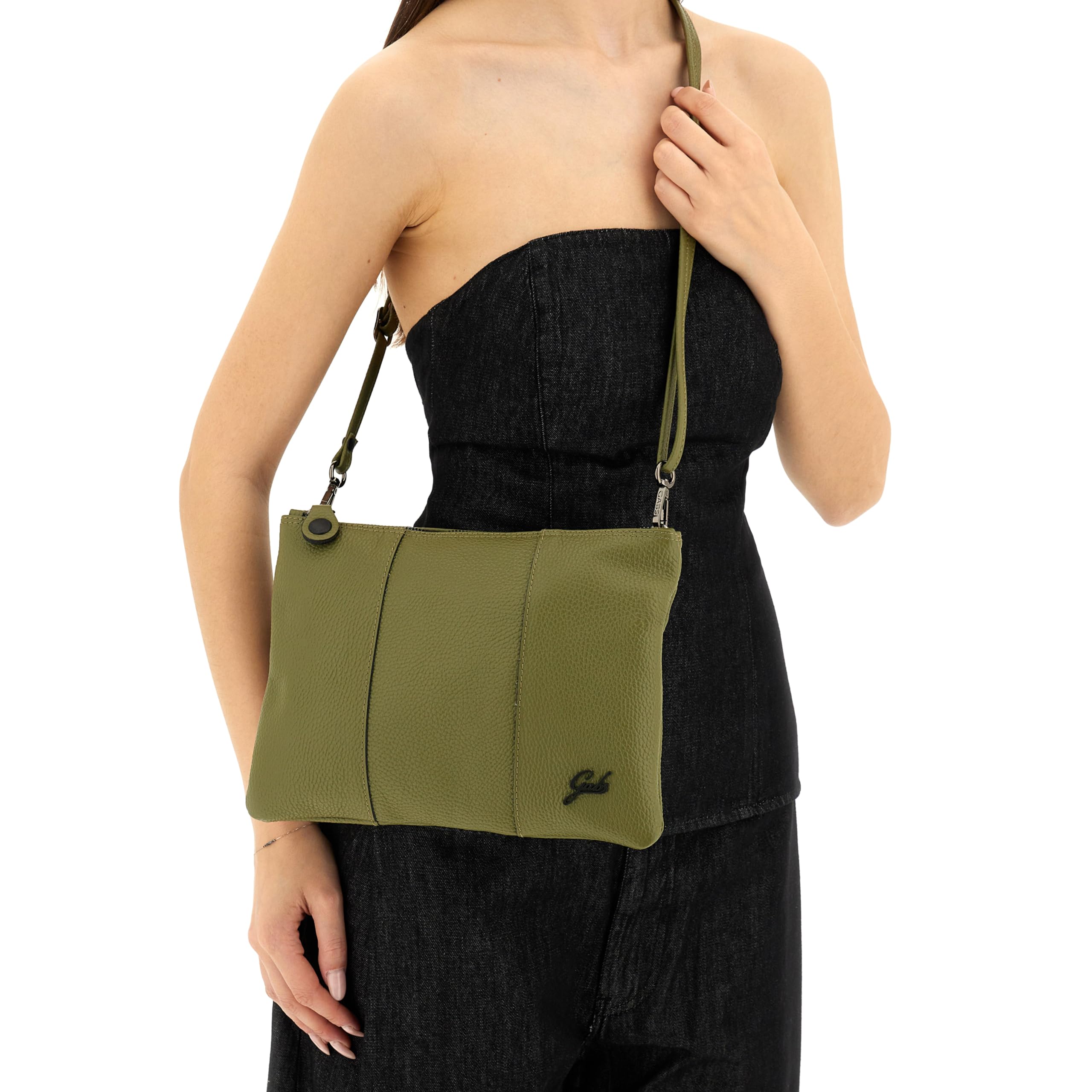 gabs-beyonce-s-borsa-tracolla-pochette-donna-in-pelle-nera image 2