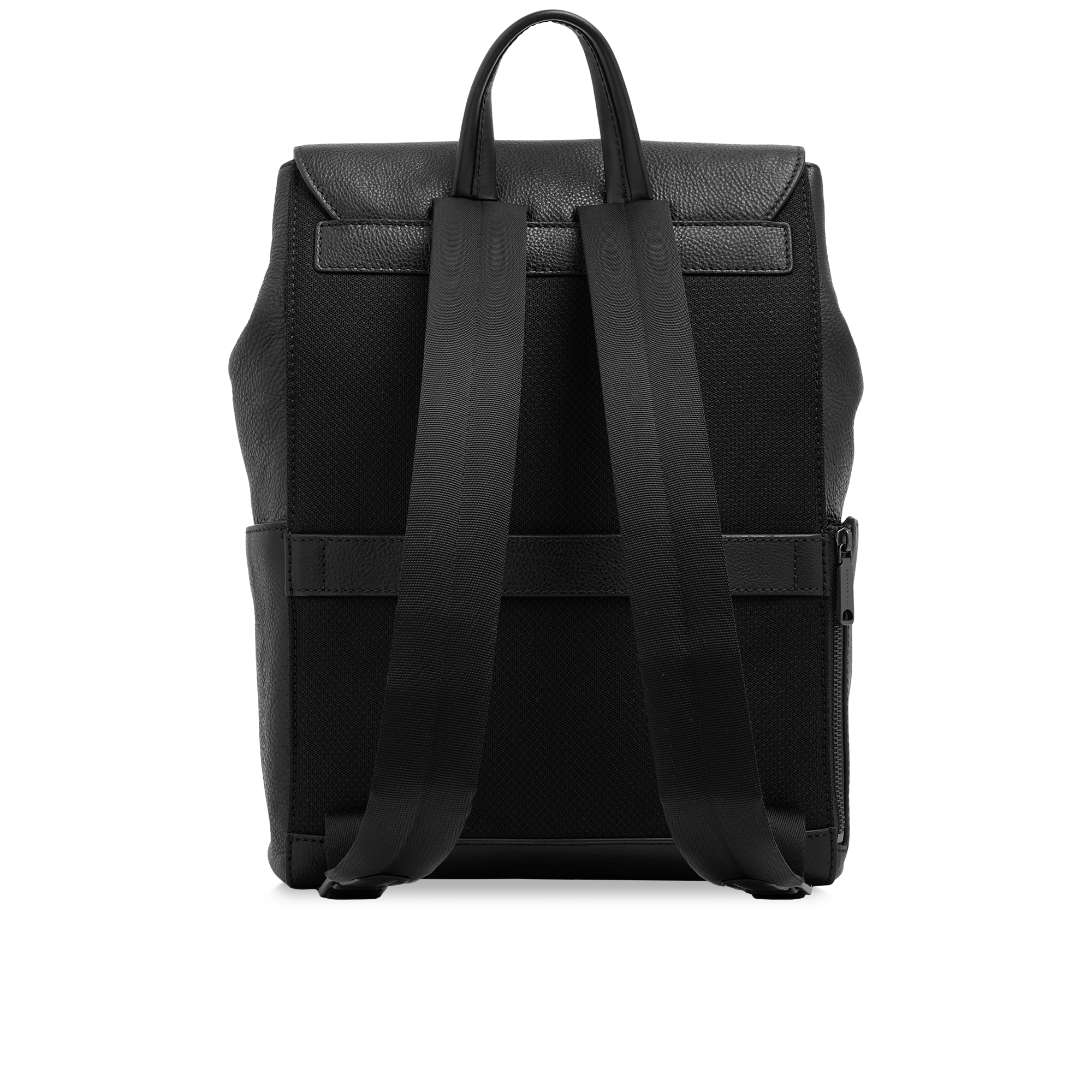 the-bridge-ludovico-ss26-zaino-in-pelle-uomo-con-patta-frontale-nero-rutenio image 3