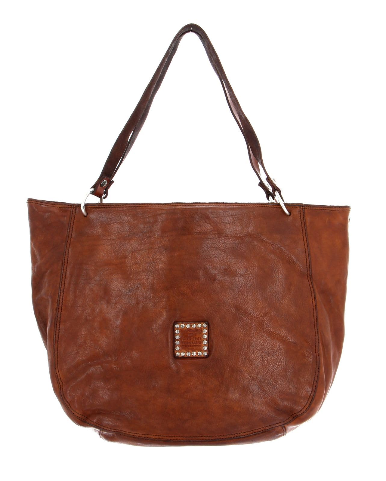 campomaggi-borsa-shopper-in-pelle-40-cm-cognac-con-tracolla image 4