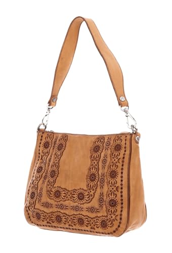 campomaggi-agnese-borsa-a-tracolla-pochette-in-pelle-cammello-marrone-chiaro image 8