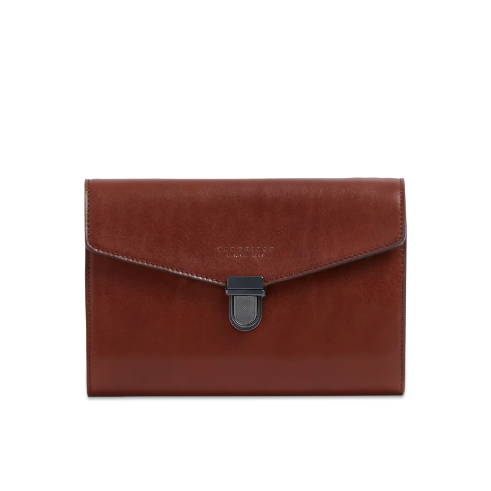 the-bridge-pochette-in-pelle-uomo-marrone-da-polso image 1