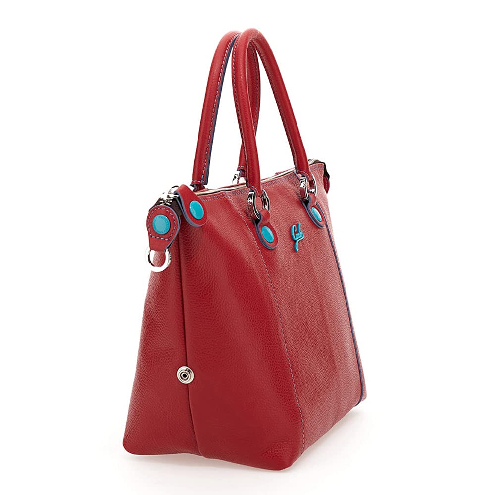 gabs-g3-plus-m-ruga-basic-borsa-a-mano-pelle-rosso-intenso image 4