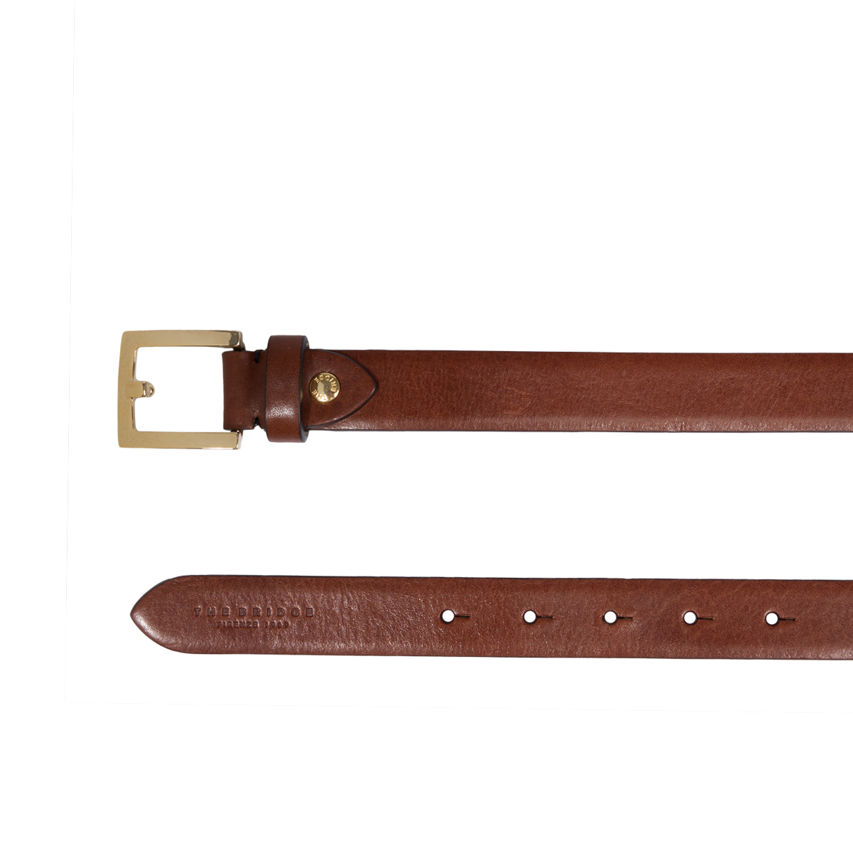the-bridge-berenice-cintura-in-pelle-donna-marrone-oro image 1