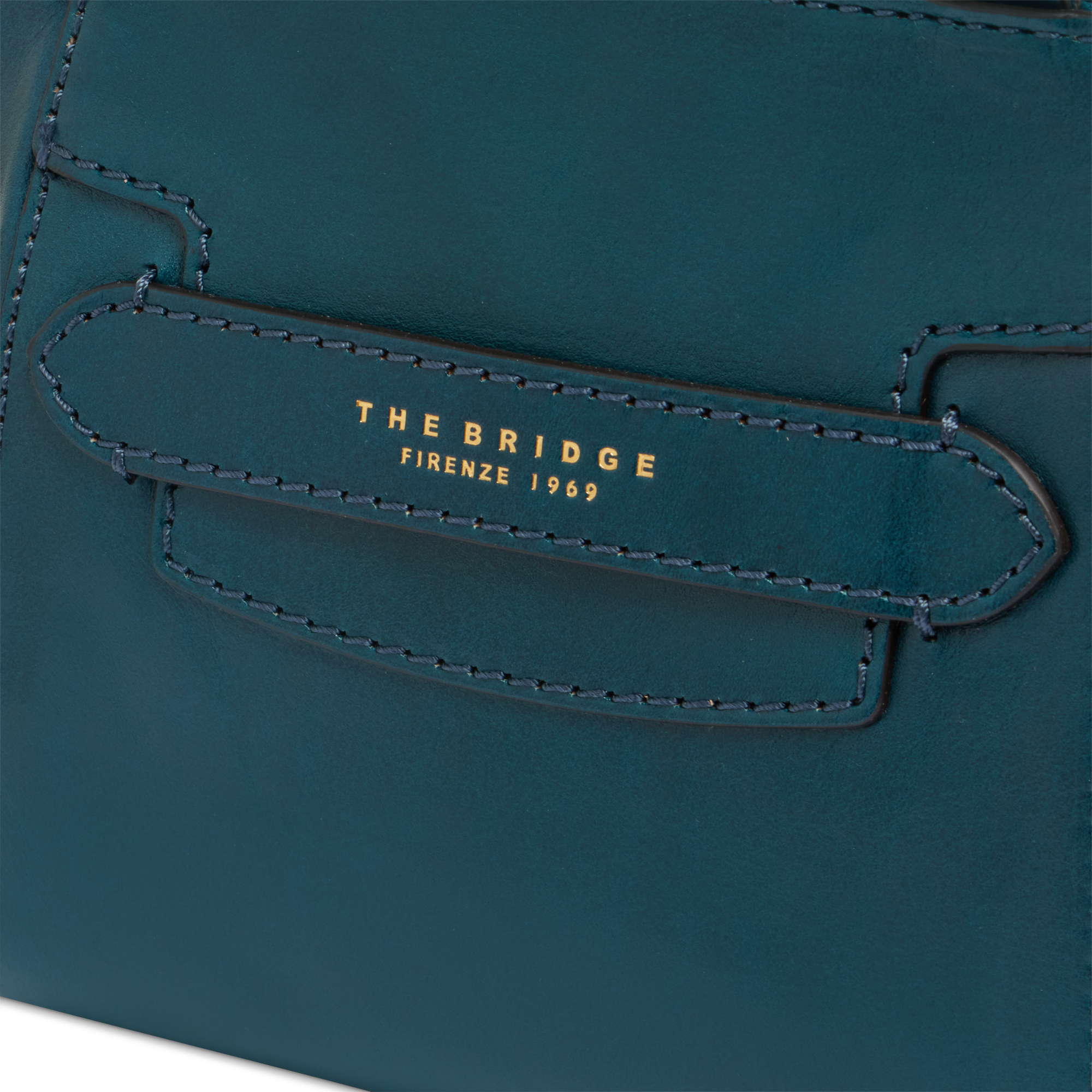 the-bridge-lucrezia-borsa-in-pelle-donna-con-tracolla-removibile-pavone-oro image 5