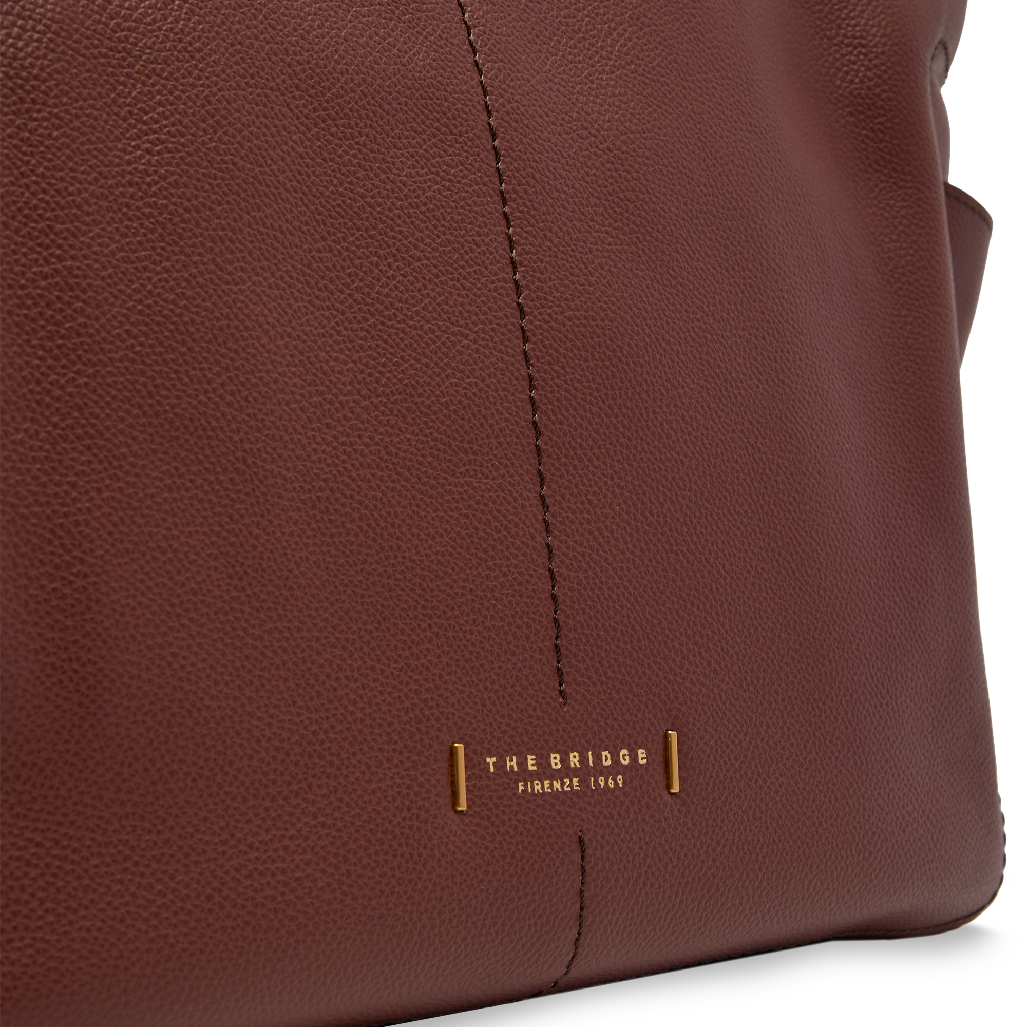 the-bridge-letizia-shopper-in-pelle-marrone-con-tasche-laterali image 5
