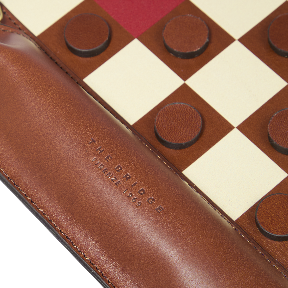 the-bridge-gioco-dama-in-pelle-heritage-oro image 2