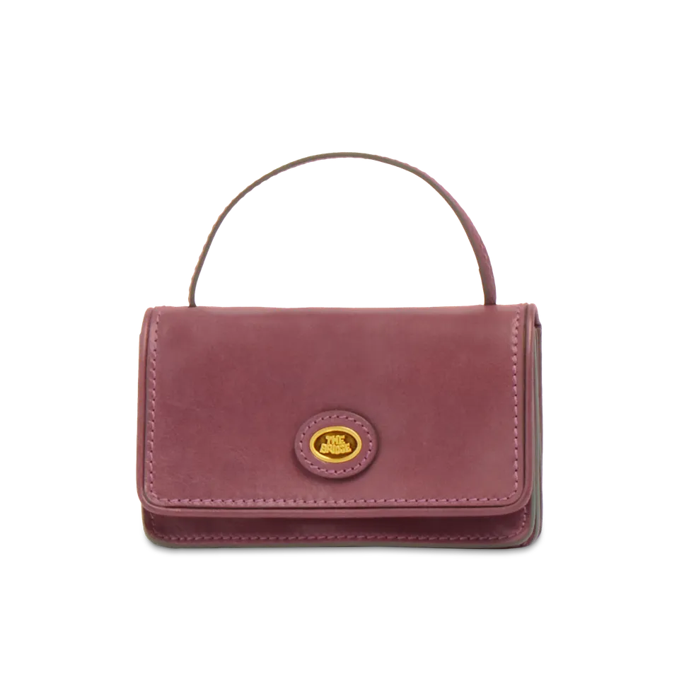 the-bridge-story-donna-borsa-tracolla-mini-in-pelle-orchidea-con-oro image 1