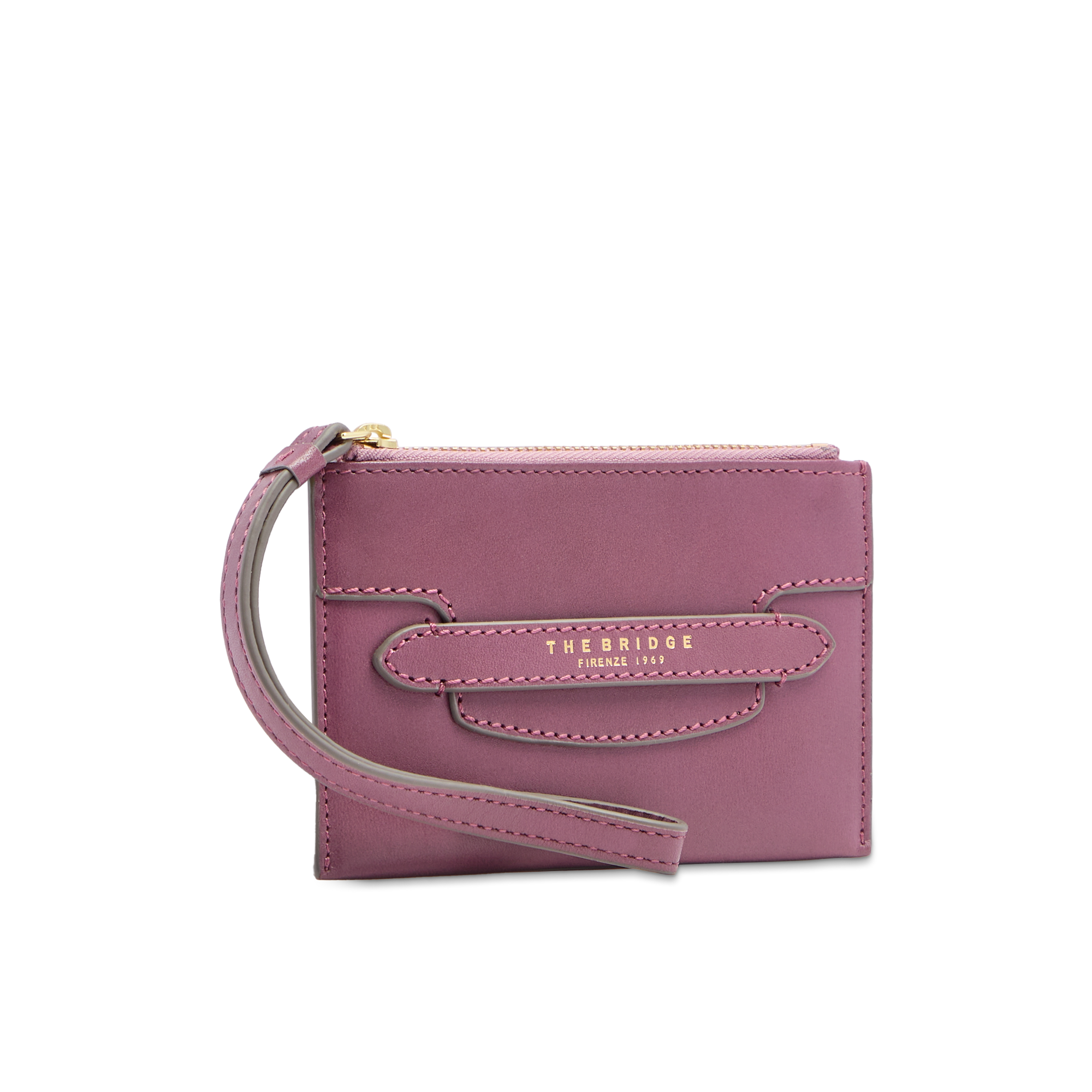 the-bridge-lucrezia-pochette-in-pelle-donna-orchidea-con-oro image 2