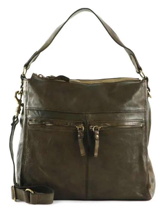 campomaggi-agnese-borsa-a-tracolla-in-pelle-verde-militare-oliva-2 image 1