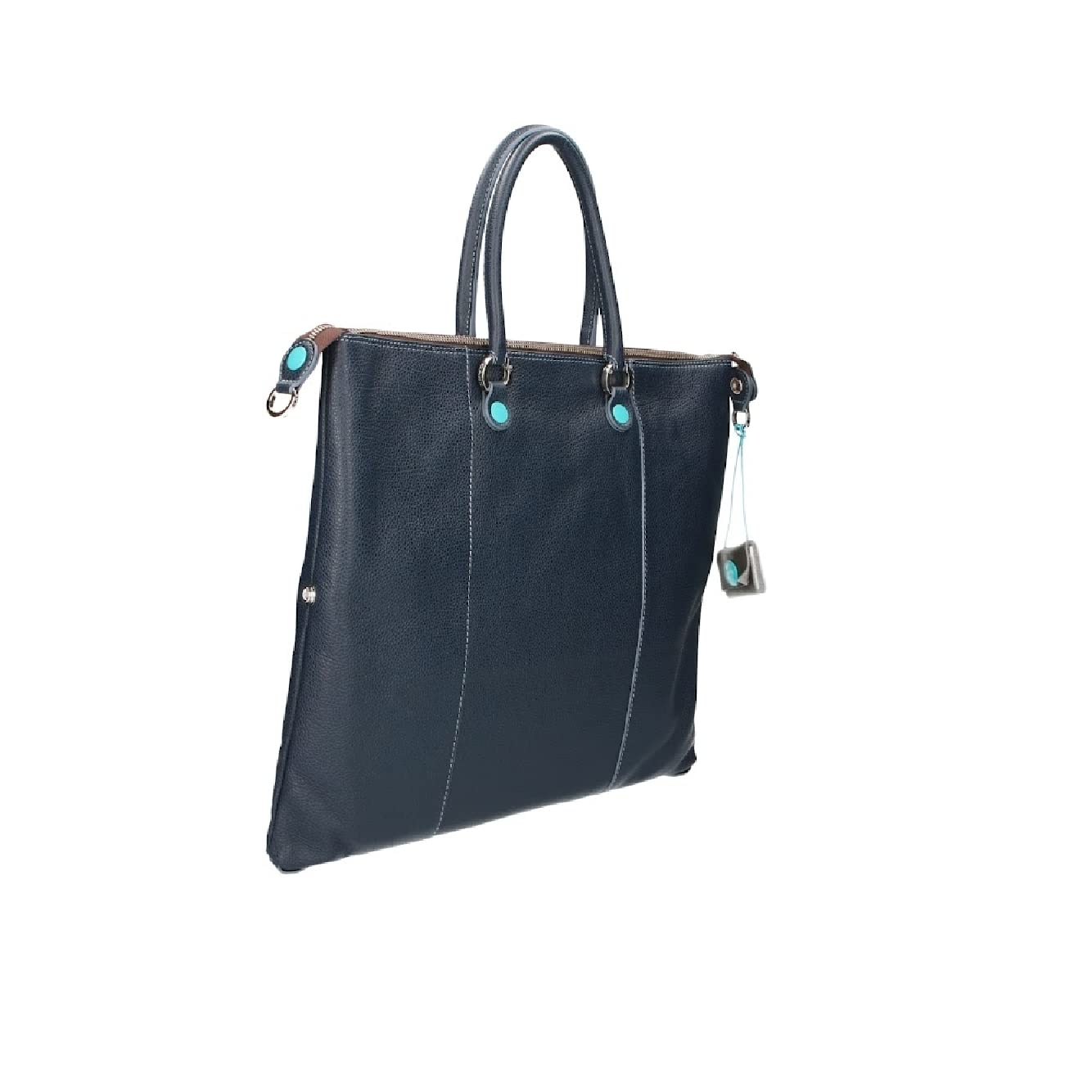 gabs-g3-plus-blu-notte-borsa-shopping-piatta-pelle-opaca image 4