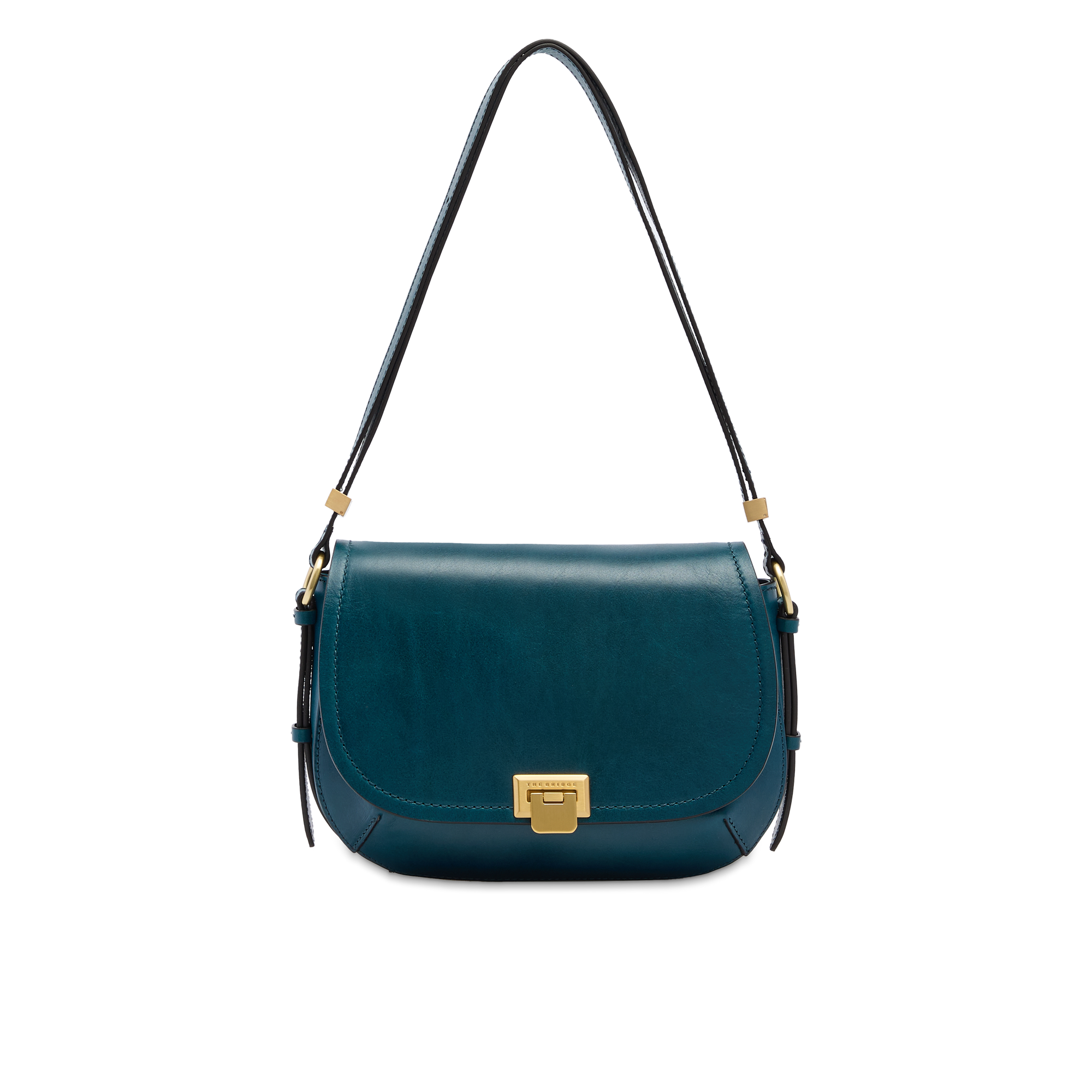 the-bridge-federica-borsa-a-tracolla-in-pelle-pavone-oro image 1