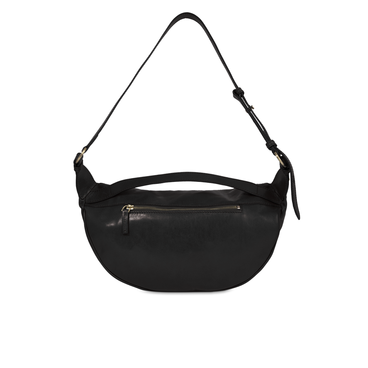 the-bridge-story-borsa-tracolla-donna-in-pelle-morbida-nero-oro image 3