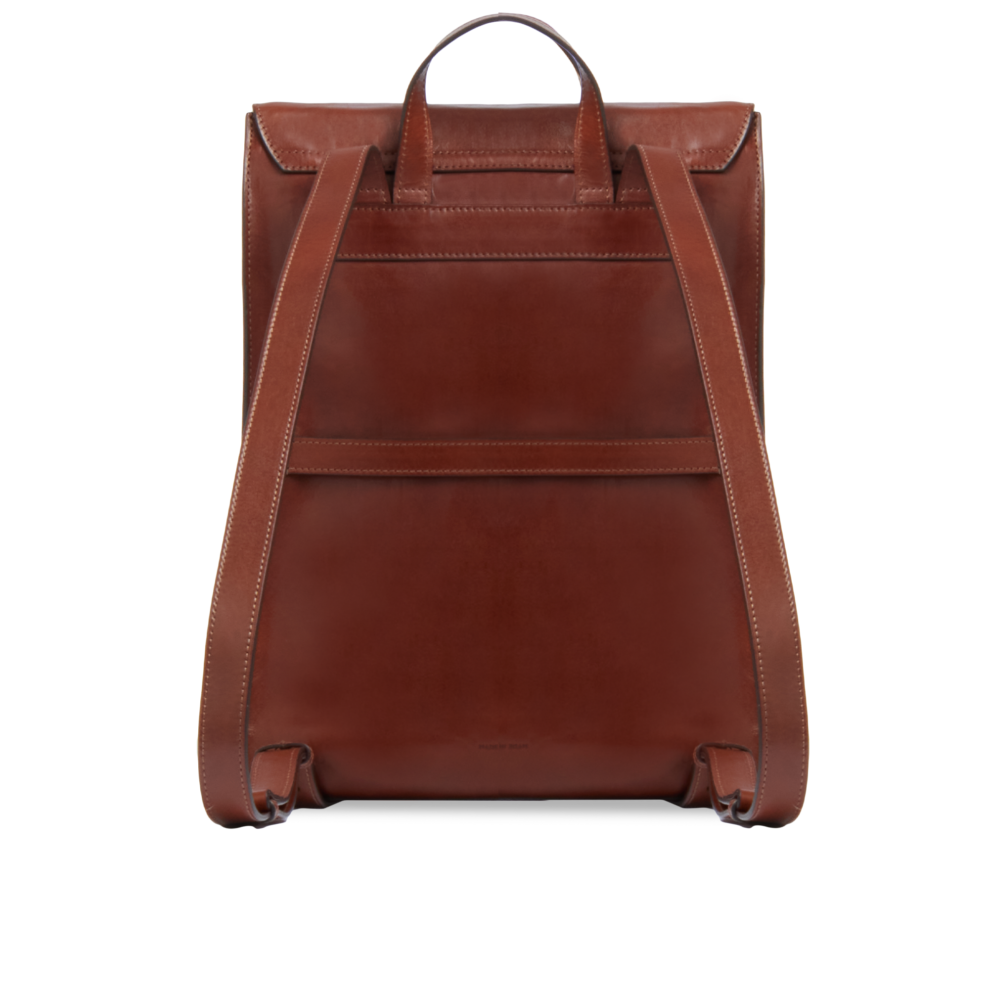 the-bridge-leila-ss26-zaino-donna-in-pelle-marrone-oro image 3
