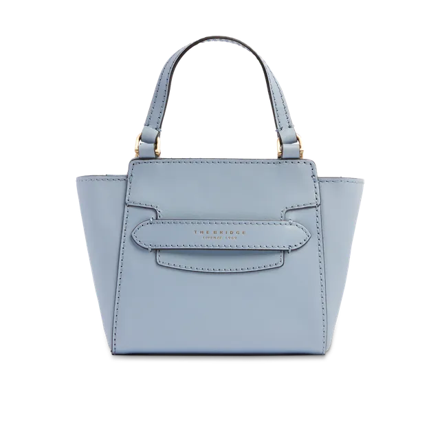 the-bridge-lucrezia-borsa-in-pelle-donna-acqua-con-oro-e-tracolla-removibile image 1