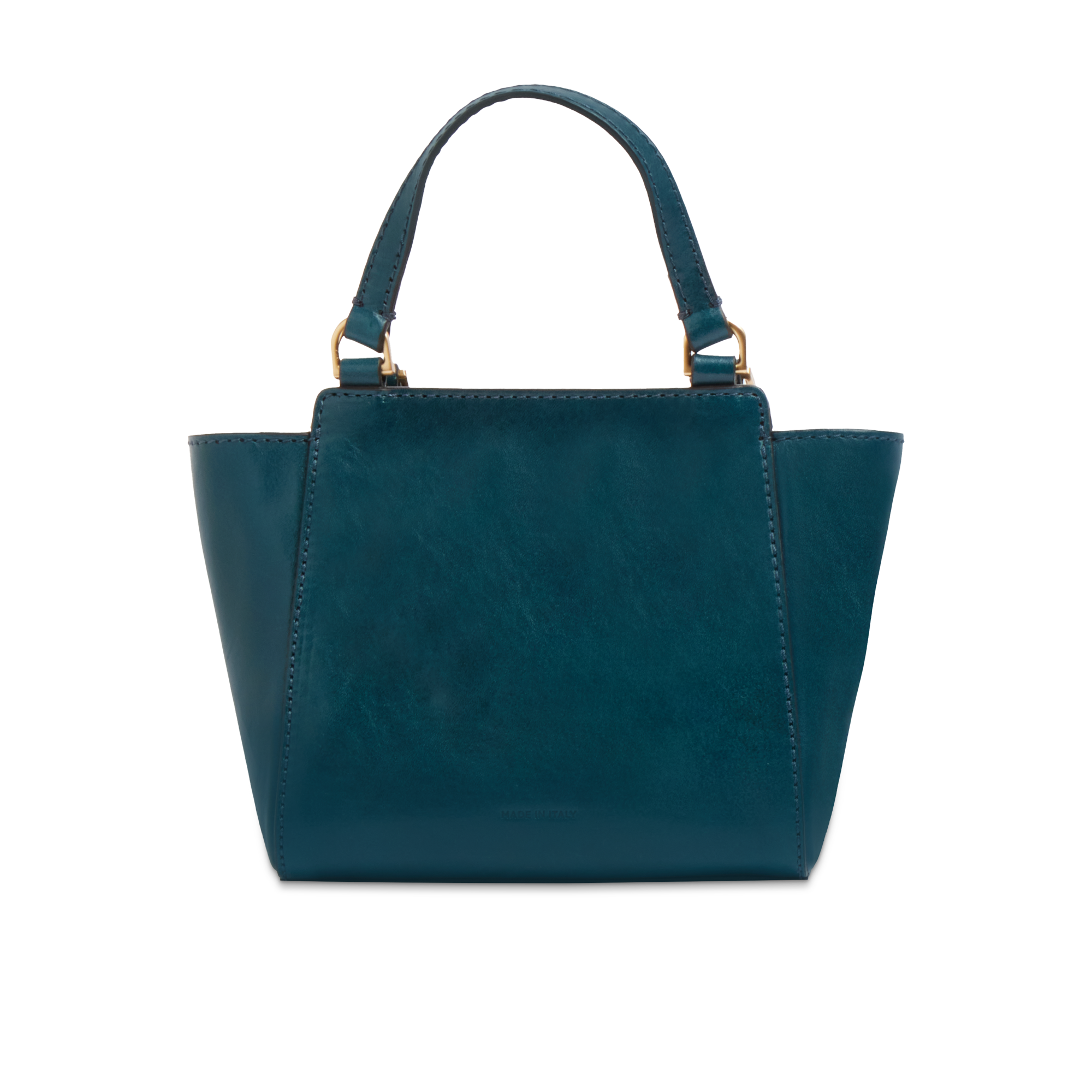 the-bridge-lucrezia-borsa-in-pelle-donna-con-tracolla-removibile-pavone-oro image 3
