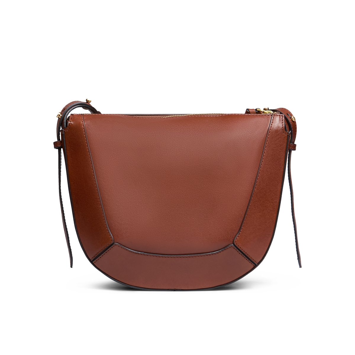 the-bridge-fedora-borsa-a-tracolla-piccola-in-pelle-marrone-oro image 3