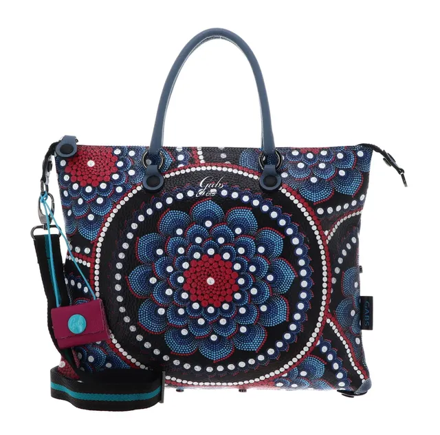 gabs-g3-plus-trip-borsa-a-mano-convertibile-in-pelle-taglia-m-stampa-ortensia-61 image 1
